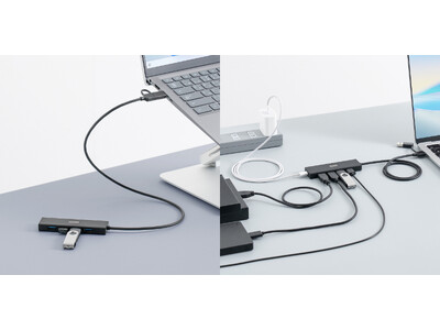 セルフ・バス両対応、USB A・Type-Cの接続方法も使い勝手で選べるUSBハブを発売