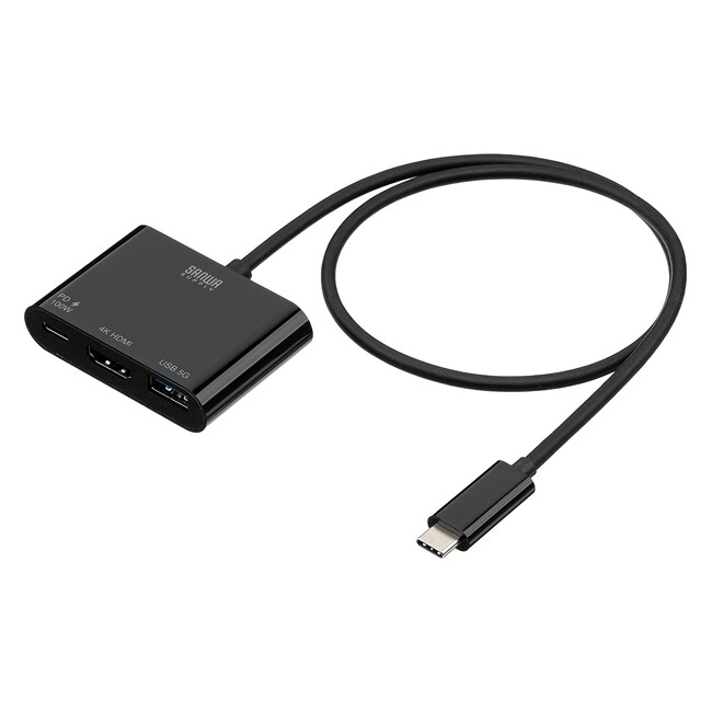 充電＋USB Aもこれ1つでできる。USB-C HDMI変換アダプタを発売