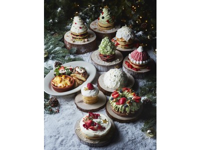 【史上初の9店舗、9種類の新作パンケーキ】オールタイムパンケーキショップ「J.S. PANCAKE CAFE」より地域のお客様に贈る店舗限定クリスマスパンケーキを12月1日（水）新発売