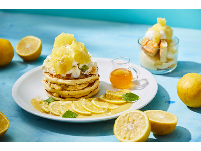 オールタイムパンケーキショップ「J.S. PANCAKE CAFE」より、まるごと食べても甘くて美味しい熊本県産『スイートレモネード』をたっぷり使用したアーリーサマーフェアを5月25日よりスタート