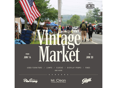 AMERICAN VINTAGE MARKET 開催のお知らせ