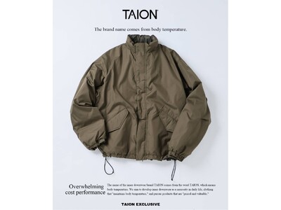TAION × JOURNAL STANDARD relume高品質ダウンと洗練デザインが融合した、3型の別注コレクションが登場。
