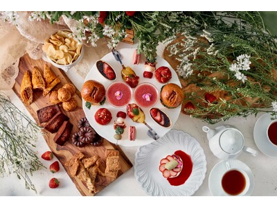 RITUEL 虎ノ門　苺の王様‟あまおう“が主役！「 あまおう苺とピスタチオのアフタヌーンティー 」提供開始