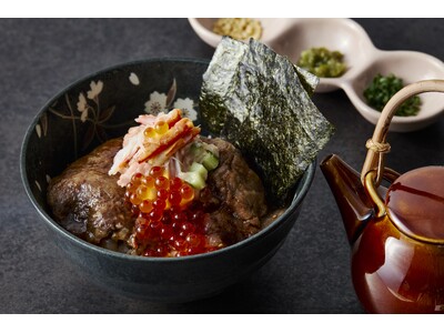 黒毛和牛×蟹いくらの贅沢競演「黒毛和牛すきやき海鮮丼」3月16日（月）より販売開始