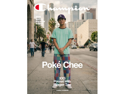 JORNAL STANDARDより、Champion別注のポケットが小さいTシャツ”ポケチー”が登場