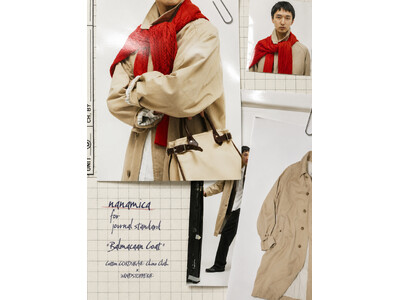機能美を纏う、現代のバルマカンコート　JOURNAL STANDARDより、nanamica別注の” Balmacaan Coat Cotton CORDURA WINDSTOPPER”がリリース