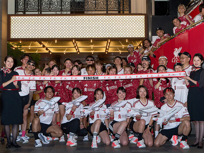 Liverpool FC ×adidas 2026-27シーズン新アウェイキットのローンチを記念したナイトランイベント「リバラン」を開催