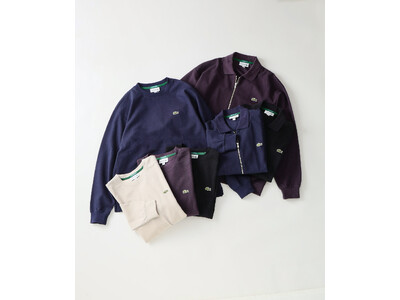 LACOSTE｜JOURNAL STANDARD relume　ミラノリブ素材を使用した別注新作2型が9月下旬リリース