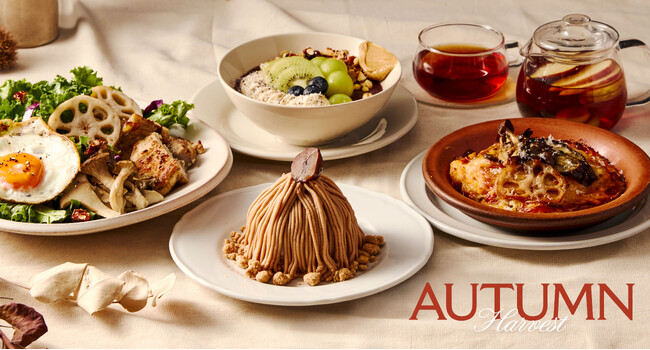 J.S. PANCAKE CAFEがお届けする、秋の実りを味わうご馳走のひととき「AUTUMN Harvest」10月8日(木)から販売開始