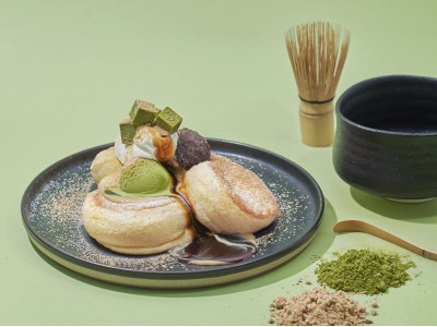 パンケーキ専門店「FLIPPER’S」新緑の季節到来!京都・祇園「深煎りきな粉」と高級銘茶「宇治抹茶」が...