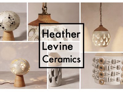 LAのセラミック アーティスト第2弾企画。「Heather Levine Ceramics」3月14日(土)より取り扱い開始。