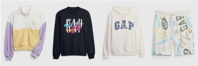 Gap、幅広い世代から愛される大人気の「GAP LOGOコレクション」この春トレンドライクなデザインも加わりバリエーション拡大