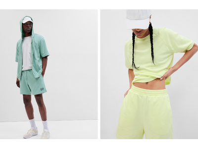 Gap、半袖やハーフパンツのセットアップなど豊富なバリエーションで揃うSUMMERスウェットが登場