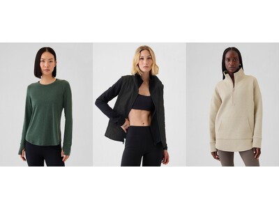 Gap、あらゆるアクティブシーンを楽しめるスポーツウェアラインGapFitからFALL 2024最新コレクションを発売中