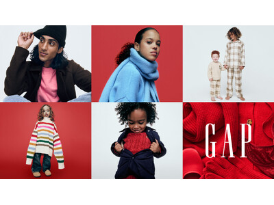 Gap、Give your gift.（届けよう。あなたらしく。）をテーマに、大切な人たちへ贈るHOLIDAYギフトを提案