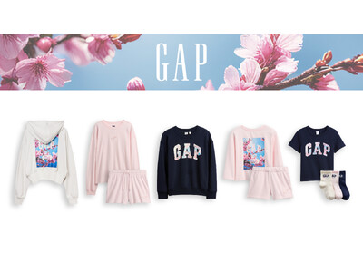 Gap、春の訪れを感じる桜モチーフとロゴが融合した日本限定のSAKURAコレクションを1月20日(火)より発売