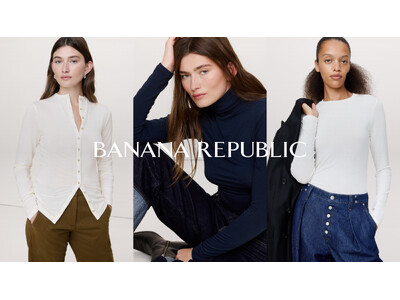 バナナ・リパブリック、上質なウール混ジャージー素材を採用した「リュクス ウールブレンド」シリーズを展開