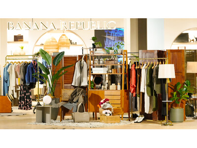 バナナ・リパブリック、3月26日(木)より虎ノ門ヒルズ店にポップアップストア『Spring Wardrobe Closet』を期間限定オープン
