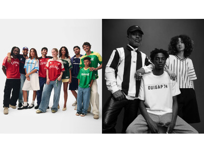 Gap、ウイジ・セオドアとのコラボレーションによるサッカーに着想を得た２つの限定コレクションを発表