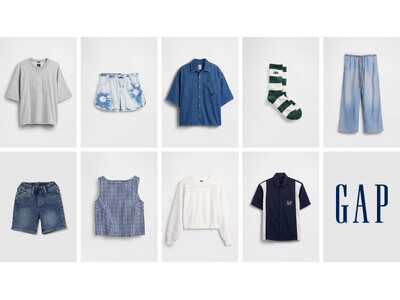Gap、環境の日に向けてサステナブル素材とブランド独自の節水技術を採用した新コレクションを提案