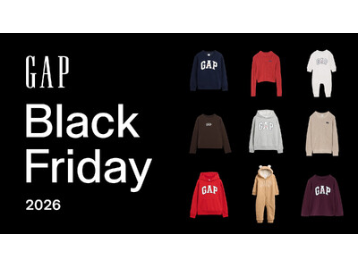 Gap、「ブラックフライデー 2026」を11 月19 日(木)から開催！総額1,000 万円分のギフトカードが当たるスクラッチ抽選、さらに「Black Friday Card」をプレゼント