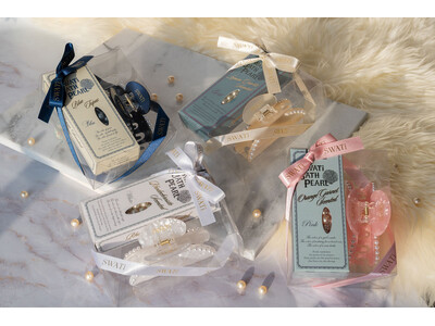 “可愛いがすぎる”パールのきらめきをぎゅっと詰め込んだ４種の限定BOX『SWATi BATH PEARL & HAIR ACCESSORY』が12月19日より限定販売！
