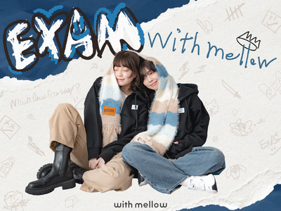 OPENREC発のアパレルブランドwith mellowの新コレクション「EXAM with mellow」が12月25日から数量限定で販売中