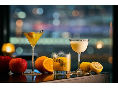 【ヒルトン横浜】バー＆ラウンジ「Melody」にて期間限定のWinter Cocktail３種が新登場