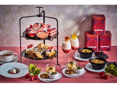 【ヒルトン横浜】苺スイーツもセイボリーも欲張る「苺のアフタヌーンティー」が新登場！