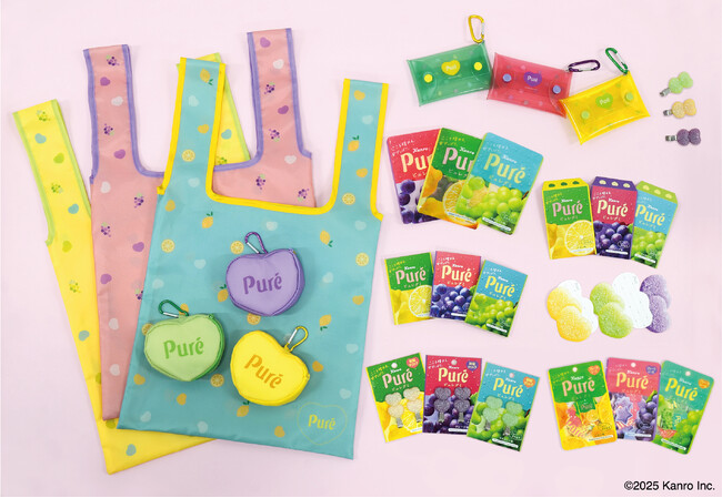 グミの日（9月3日）に向けて、カンロの人気商品「ピュレグミ」をモチーフにした文具雑貨がfunboxから発売！