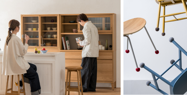 北欧デザインですっきり美しく。キッチン&ダイニング収納家具「Vilaシリーズ」新登場!