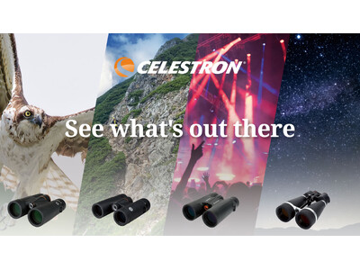 世界有数の光学機器メーカー「セレストロン」より、圧倒的な視界を提供する双眼鏡シリーズが国内で本格発売開始
