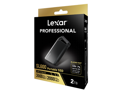 Lexar Professional SL600　Portable SSD 新製品（512GB、1TB、2TB）国内発売のお知らせ