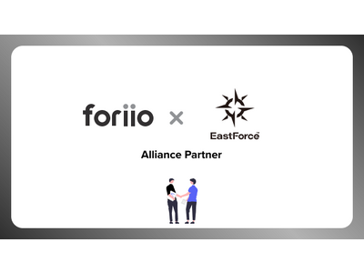 クリエイター向けポートフォリオ作成サービス「foriio」と「EastForce」が業務提携！