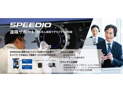 ブラザー、SPEEDIO(スピーディオ)向け新サービス　「遠隔サポート」の提供を開始