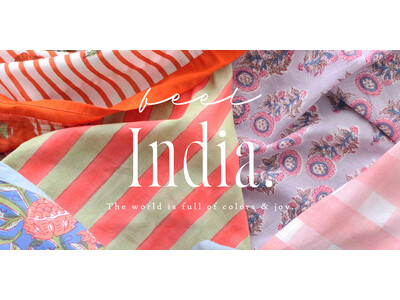 【Letra - feel India.】世界中を魅了するインドの手仕事。BLOCK PRINTとKANTHAを配した新商品 第二弾が入荷しました！