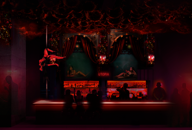 (株)LD&K、渋谷エリア20店舗、全国40店舗目となる新べニュー渋谷・円山町にDJ Bar&Club「UTOPIA / DYSTOPIA」を12月10日(水)オープン