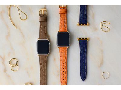 【新商品】レザーブランドYUTORIが最高級シェーブルレザーを使用したApple Watch用レザーバンドを発売開始