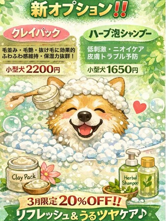 【PetsTokyo 西大井店】選べる新ケア20%OFFキャンペーンを3月より開催
