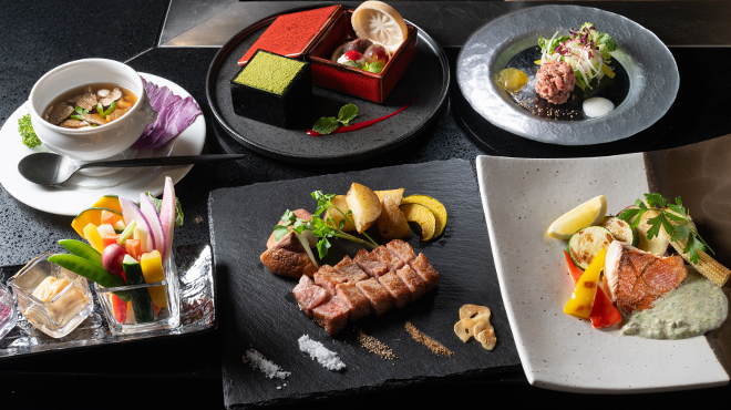 極上鉄板焼と厳選ワインを楽しむ【鉄板焼　契　日本橋浜町】12/24,25の2日…