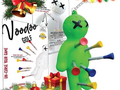 【新発売！】voodoo人形をモチーフにしたゴルフ用ティーホルダーに新色「グリーン」登場！　Voodoo Golfティーホルダーでゴルフの呪いから解放されませんか!?
