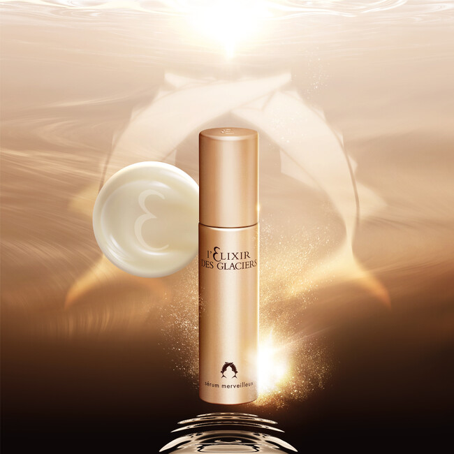 【10月1日全国発売】VALMONT（ヴァルモン）のハイプレミアムライン「レリクシール デ グラシエ」より、肌をうるおいで満たし、つややかな印象へと整える新美容液〈セラム メルヴェイユ〉が誕生。