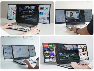 究極の3画面ノートPC〉仕事からエンタメまでマルチディスプレイ環境で