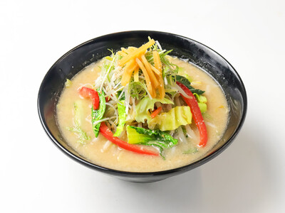 【新潟】体の芯から温まる“白みそ×生姜”の最強タッグ！らーめん風伯、『彩り野菜の生姜みそらーめん』新発売