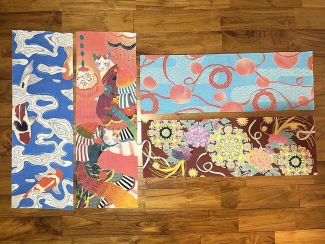 伝統技術と地球環境を次世代に繋げていくためのプロジェクト「加賀友禅」とアップサイクル紙糸「TSUMUGI」がコラボレーションした「アップサイクル加賀友禅手ぬぐい」の新作を4月17日(木)より販売開始