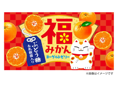 がんばるあなたに福来る！ぶどう糖＆乳酸菌入り「福みかんヨーグルトゼリー」を新発売