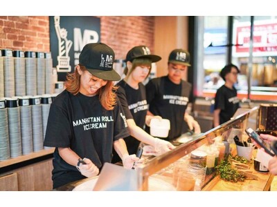 「マンハッタンロールアイスクリーム」が愛知県・岡崎市に初上陸！7月5日グランドオープン