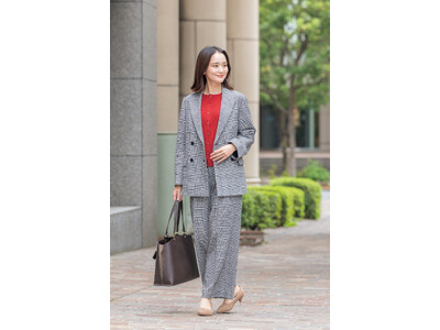 今季大注目のアイテム！コート感覚で羽織る新感覚アイテムジャケットとコートのいいとこどり「ジャコット」がセットアップで登場！