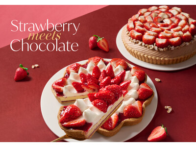 【キル フェ ボン】バレンタインシーズンに贈る、ショコラフェア！旬の甘酸っぱいイチゴとなめらかなチョコレートが溶け合う「Strawberry meets Chocolate」