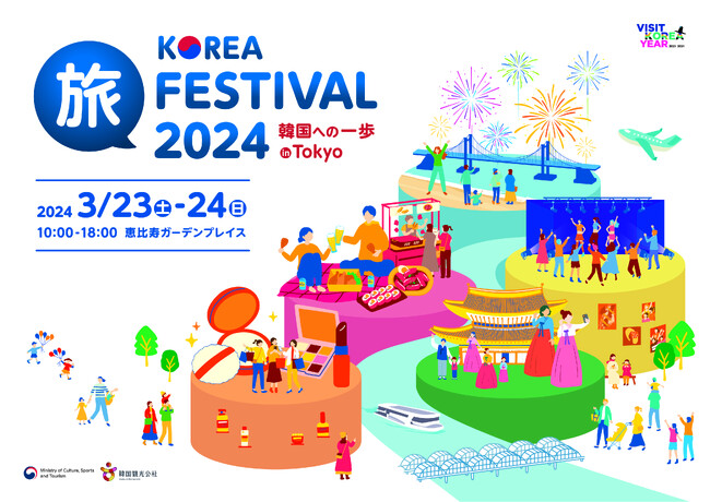 見て！触れて！食べて！韓国旅行の第一歩を踏み出そう！3/23(土)・24(日) KOREA旅フェスティバル2024韓国への一歩inTokyo 開催